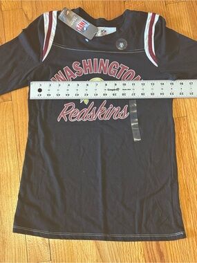 NWT Washington Redskins NFL Team Apparel 3/4 Sleeve Shirt Womens Small